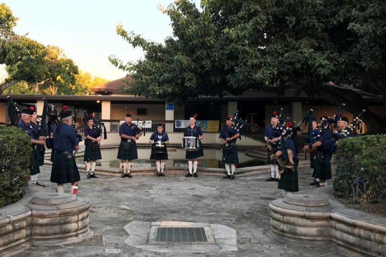 Celtic Pipes and Drums of Hawaii at 2019 Ceilidh Honolulu
