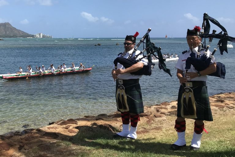 Celtic Pipes Drums of Hawaii at 2019 Willed Body Ceremony